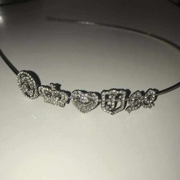 Juicy Couture Charms Silver Headband - Picture 1 of 6